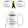 Queen - I want to checklist - Mug - Tasse - Céramique - Avec anse