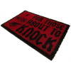 AC/DC - Tapis - Paillasson - For those about to knock - 60x40x1,5cm - Fibres de coco