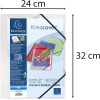 Lot de 25 chemises 3 rabats - Polypro - Couverture personnalisable Kreacover 24 X 32 Cm - Incolore - Exacompta