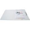 Lot de 25 chemises 3 rabats - Polypro - Couverture personnalisable Kreacover 24 X 32 Cm - Incolore - Exacompta