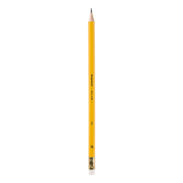 photo-Crayon graphite - HB - Pour l'école - Embout gomme blanche