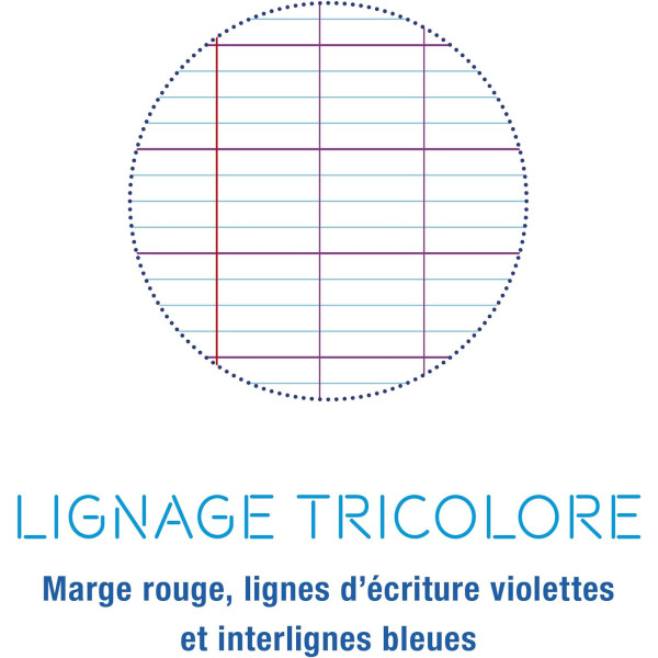 Cahier - 17x22cm - Avec spirales - Grands carreaux - 180 pages - Clairefontaine