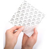 Feuilles adhésives - Permanente - 10 pièces - 15,24x15,24 cm - Scrapbooking - Sizzix