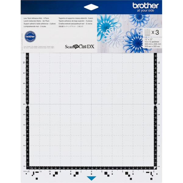 photo-ScanNcutSDX - Brother - 3 supports adhésif à faible adhérence - 30,5x30,5cm