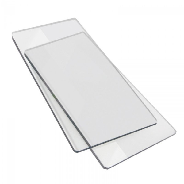 photo-2 plaques de découpe - Pour machine Big Shot Plus - Sizzix - 22x38,1cm - Transparente