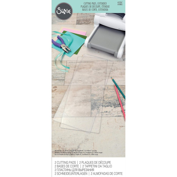 photo-2 plaques de découpe -Pour machine Big Shot et Bigkick - Sizzix - 37x15,5cm