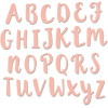 Modèles pour machine de découpe - Forme lettres alphabet - Sizzix - Compatible Big Shot