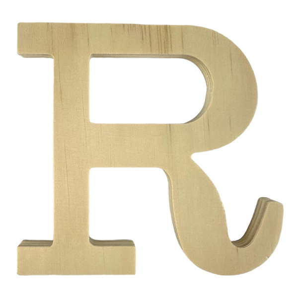 photo-Lettre en bois - R - A personnaliser - 11,5 cm - Scrapbooking - Loisirs créatifs