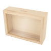 photo-Tirelire - Cadre - Bois - 12x17x5cm - A personnaliser - Artemio