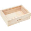 Tirelire - Cadre - Rectangulaire - Bois - 12x17x5cm - A personnaliser - Artemio