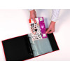 Classeur - Rangement pour motifs de tampons transparents - 15 pochettes - 25x22cm