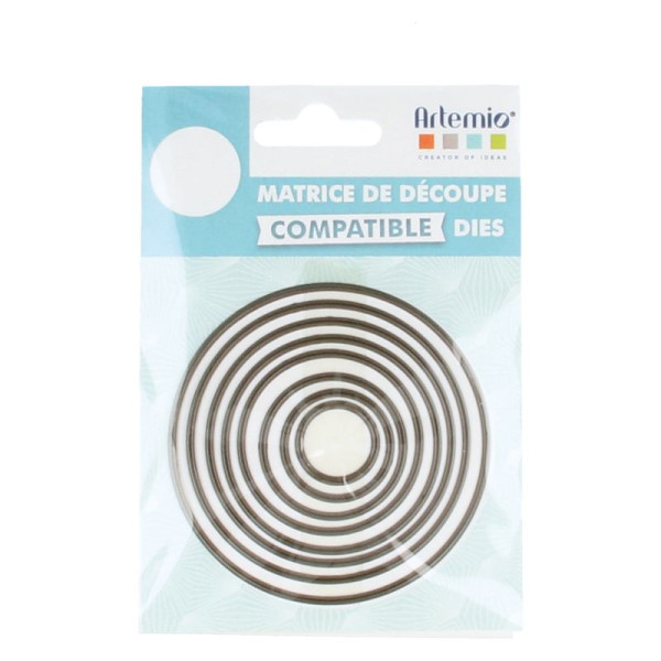 photo-Modèles pour machine de découpe - Cercles - Plusieurs tailles - Scrapbooking
