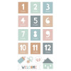 Stickers - 3D - Naissance - Mois - Bébé - Faire-part - Scrapbooking - 17 pièces