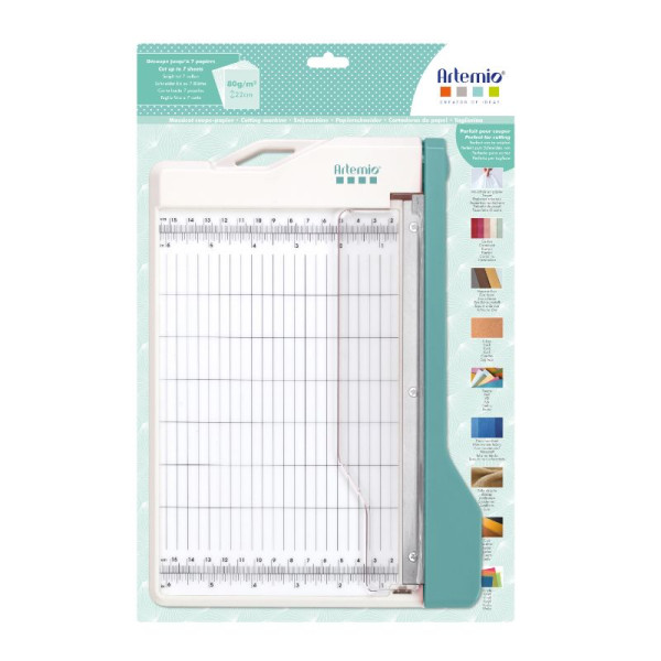 Massicot - Coupe-papier - Petit modèle - 28x20cm - Gradué - Quadrillage