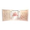 photo-Kit pour faire des empreintes - Bébé - Avec cadre photo - 43,5x19,5cm - Artemio