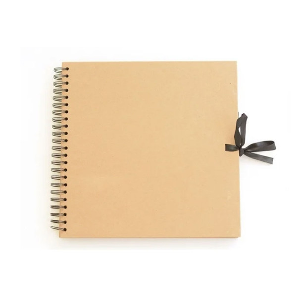 photo-Album - Album photos - Scrapbooking - Spirales - 30x30cm - Kraft - 40 pages