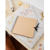 Album - Album photos - Scrapbooking - Spirales - 30x30cm - Kraft - 40 pages