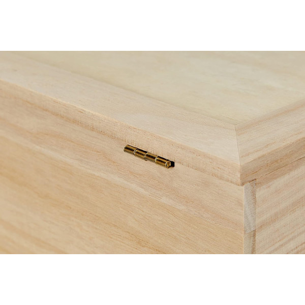 Coiffeuse - Boîte à bijoux - Bois - A personnaliser - Avec miroir - 26x17,5x11,5cm