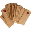 photo-Etiquettes - Kraft - 9x4cm - Avec fil métallique - Cadeaux - Déco - 50 pièces