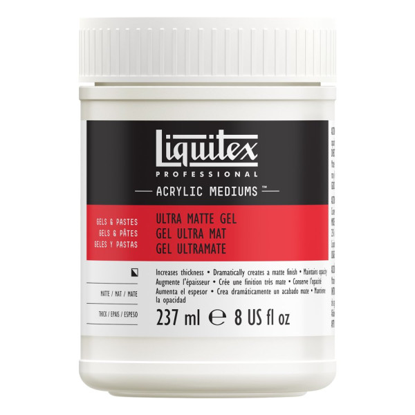 photo-Médium - Gel ultra mat - Peinture acrylique - Liquitex - Pot 237 ml