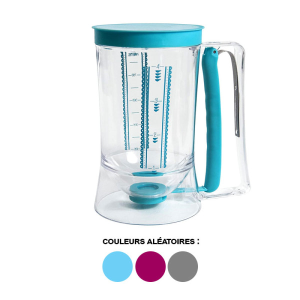 photo-Verseur pour pâte à gâteaux - Avec piston - 900ml - Plastique - Gradué