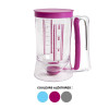 Verseur pour pâte à gâteaux - Avec piston - 900ml - Plastique - Gradué