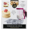 Verseur pour pâte à gâteaux - Avec piston - 900ml - Plastique - Gradué