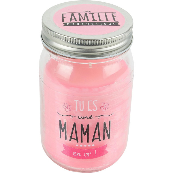 photo-Bougie - Parfumée - Tu es une maman en or - Fête des mères - Cadeau