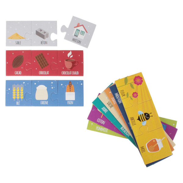 Jeu éducatif - Cartes - Puzzle - L'origine des choses - Dès 3 ans - 30 cartes