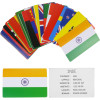 Jeu éducatif - Cartes - Drapeaux et pays du monde - Dès 7 ans - 60 cartes