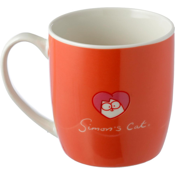 Mug - Tasse - Saint Valentin - Amoureux - Rouge - Avec anse - Porcelaine