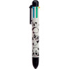 photo-Stylo à bille - 5 couleurs - Pointe moyenne - Panda rigolo - Pour l'école