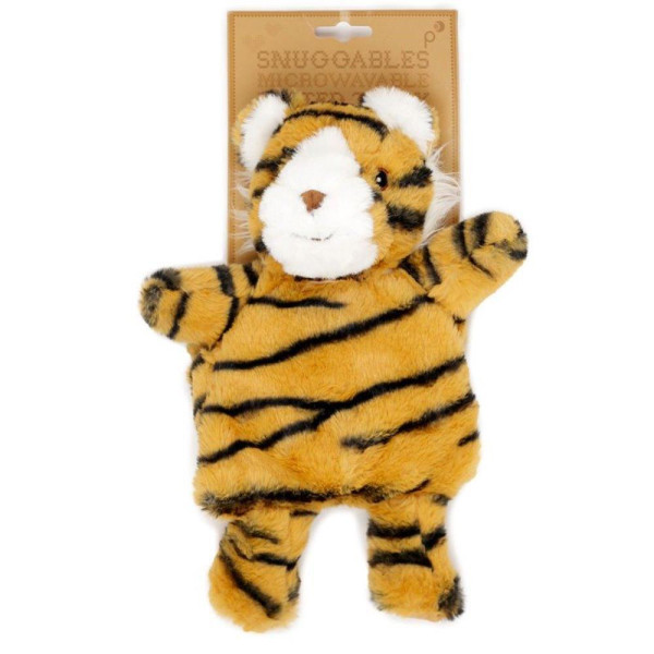 photo-Bouillote - Peluche - Tigre - Enfant - Se réchauffe au micro-ondes - Cocooning