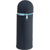 Trousse - Scolaire - Ronde - Pingouin - Silicone souple - Fermeture éclair - 18cm