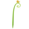 Stylo à bille - Noir - Pointe fine - Scolaire - Enfant - Escargot rigolo - Corps silicone