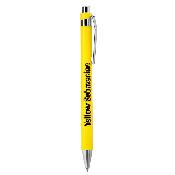 2 stylos à bille - Noir - Pointe fine - The Beatles - The Yellow Submarine