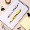 2 stylos à bille - Noir - Pointe fine - The Beatles - The Yellow Submarine