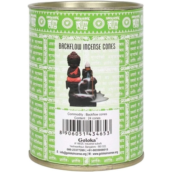Encens - Cônes - Parfum jasmin naturel - Naturel - Boîte de 24 cônes