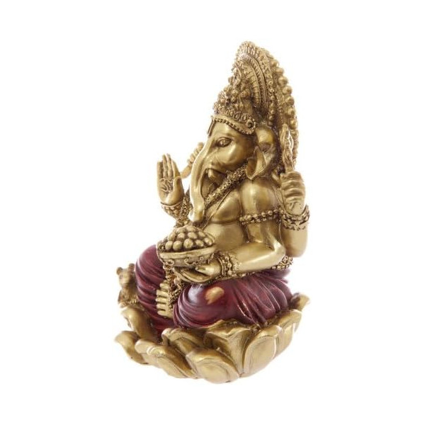 Figurine - Dieu indien - Ganesh - 16 cm hauteur - Décoration indienne