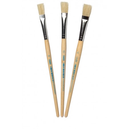Lot De 3 Pinceaux Brosses - N°8 - N°10 - N°12 - Ulmann pas cher