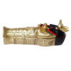 Figurine - Sarcophage - Anubis - Momie - Egypte - Décoration - 14cm hauteur