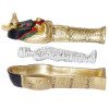 Figurine - Sarcophage - Anubis - Momie - Egypte - Décoration - 14cm hauteur