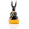 Figurine - Anubis - Allongé - Noir et Or - Egypte - Décoration - 10cm longueur