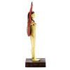 Figurine - Isis - Déesse - Doré - Egypte - Décoration - 19cm hauteur