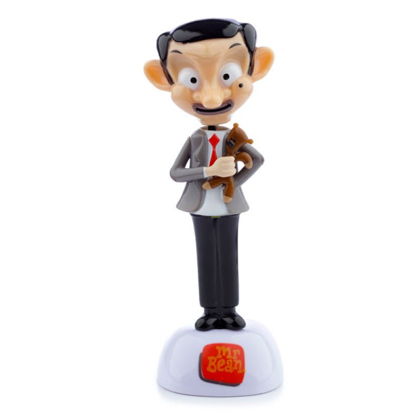 photo-Figurine - Mister Bean et son ourson - Humour - Décoration - 10 cm hauteur