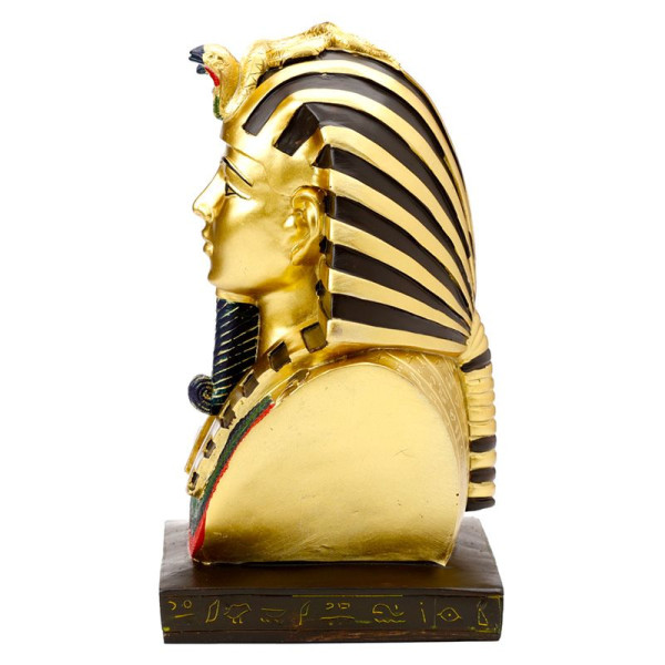 Figurine - Buste de Toutankhamon - Egypte - Décoration - Grand modèle - 21cm