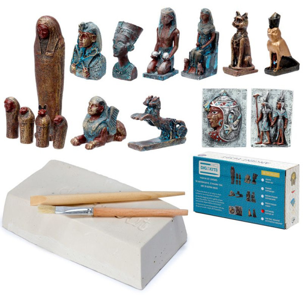 Jeu éducatif - Egypte - Kit de fouille archéologique - Archéologue - Enfant