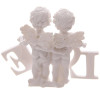 Anges - Chérubins amoureux - Décoration de table - Mariage - Amour - 10 cm