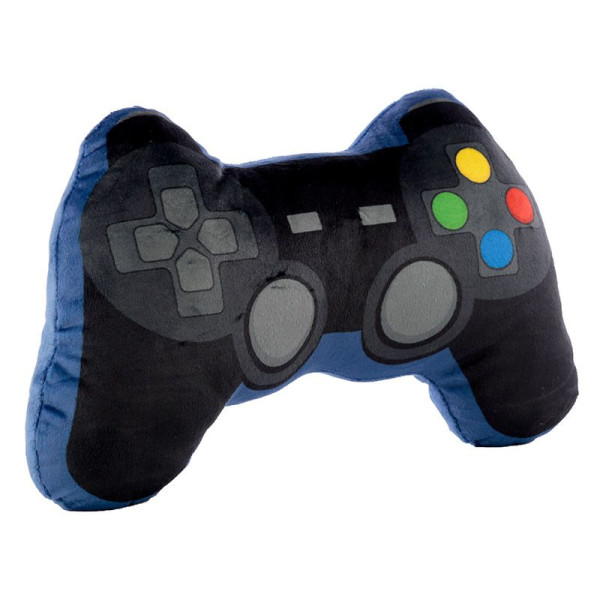 Coussin - Manette de jeu vidéo - Doux - Décoration originale - 35x11,5x8cm