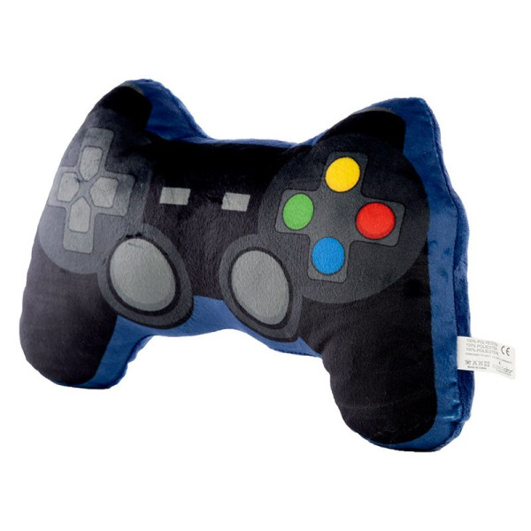 Coussin - Manette de jeu vidéo - Doux - Décoration originale - 35x11,5x8cm
